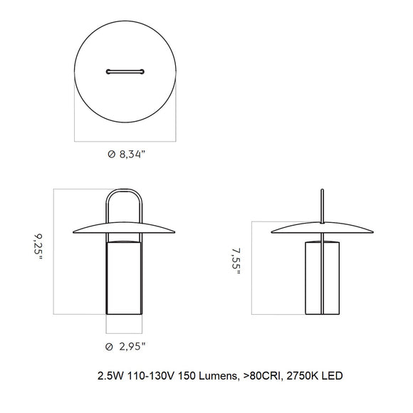 Ray Portable Table Lamp