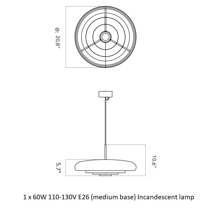 Resonant Pendant Light