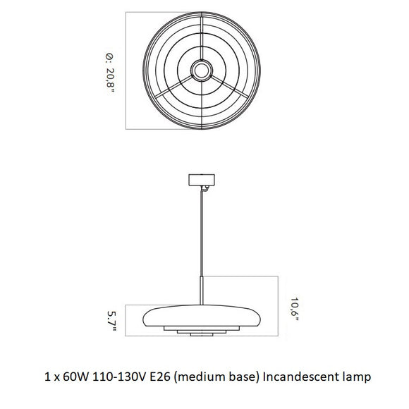 Resonant Pendant Light