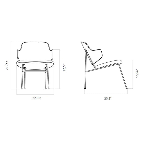 The Penguin Upholstered Lounge Chair