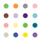 Dots Wallpaper Sample Swatch  option Multicolor / Eco Smooth Unpasted