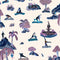 Forest Yoga Wallpaper Sample Swatch  option Rave / Eco Pre-Pasted