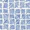 Hatched Wallpaper Sample Swatch  option China Blue on White / Eco Pre-Pasted