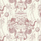 Naga Lotus Wallpaper Sample Swatch  option Marsala / Eco Pre-Pasted