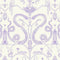 Snake Party Wallpaper Sample Swatch  option Lilac on Cream / Eco Pre-Pasted