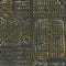 Thames Wallpaper Sample Swatch  option Gold on Eclipse / Eco Smooth Unpasted