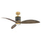 Merrick LED Ceiling Fan  option Heritage Brass / Driftwood
