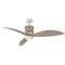 Merrick LED Ceiling Fan  option Matte White / Weathered Wood