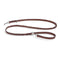 Bergamo Braided Long Dog Leash  option Brown
