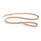 Bergamo Braided Long Dog Leash  option Natural