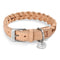 Bergamo Dog Collar Set  option Natural