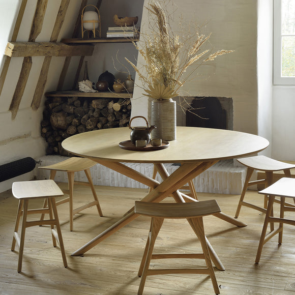 Ethnicraft Mikado Round Dining Table 2Modern