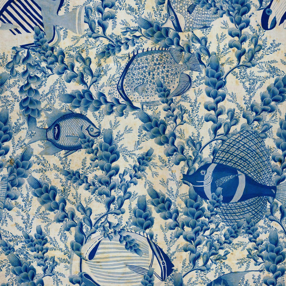 Aquarium Wallpaper Sample Swatch