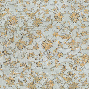 Backyard Flowering Wallpaper Sample Swatch