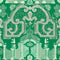 Emperor's Labyrinth Wallpaper Sample Swatch  option Green/Taupe Sample