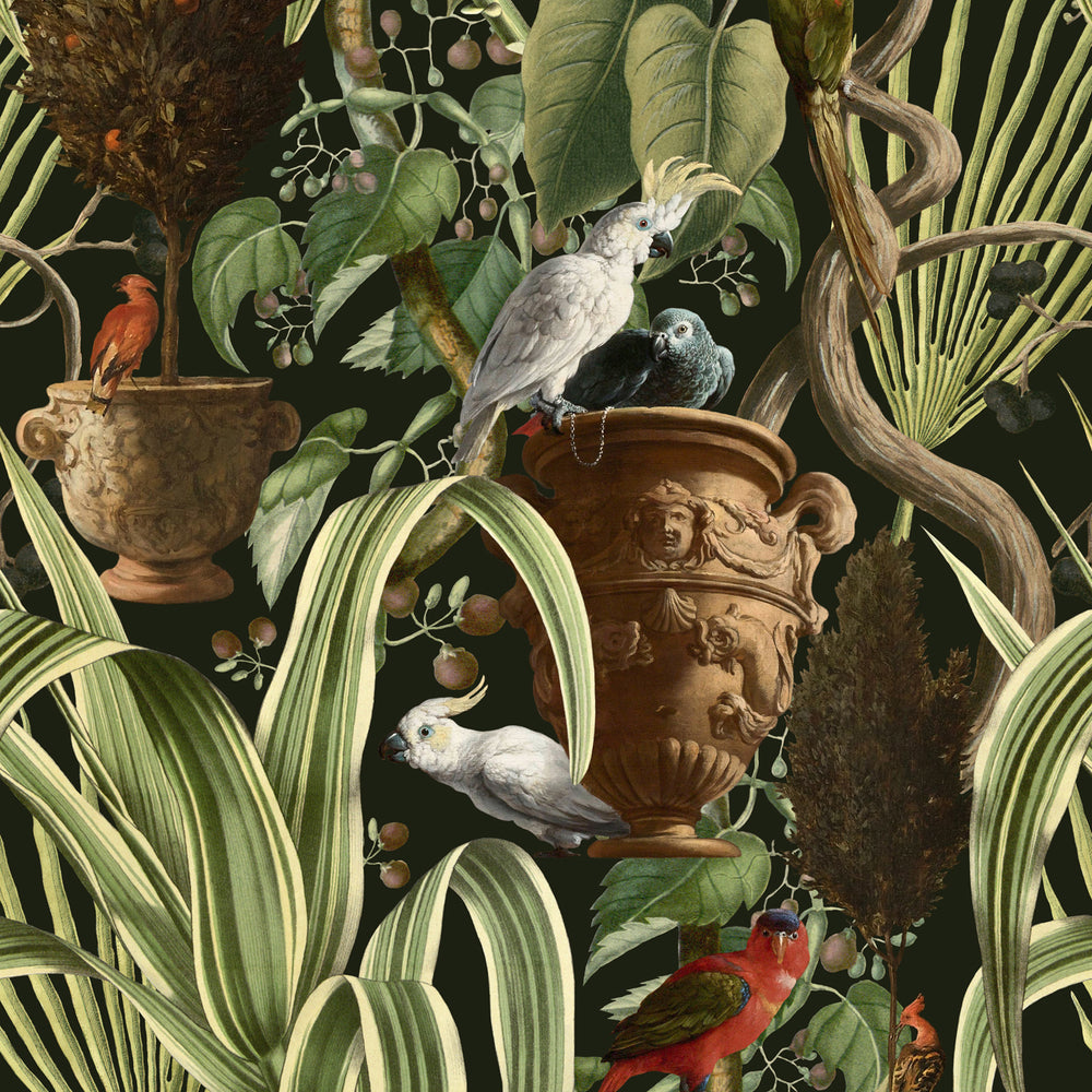 Exotic Menagerie Wallpaper Sample Swatch