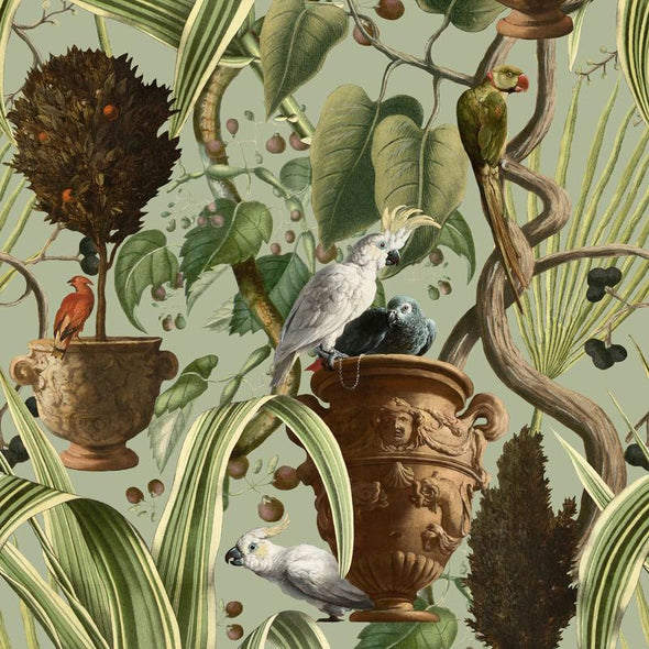Exotic Menagerie Wallpaper Sample Swatch
