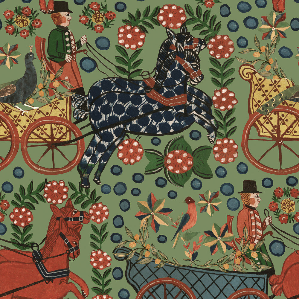 Fasnacht Wallpaper Sample Swatch