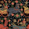 Fasnacht Wallpaper Sample Swatch  option Anthracite Sample