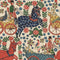 Fasnacht Wallpaper Sample Swatch  option Taupe Sample