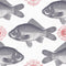 Fish Wallpaper Sample Swatch  option Neutral Sample