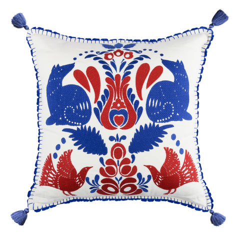 Folk Embroidery Pillow