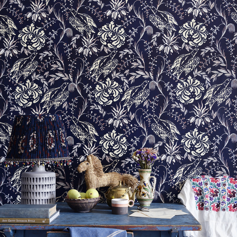 Folk Embroidery Wallpaper