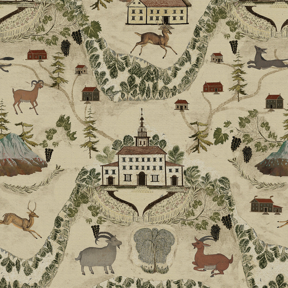 Galtür of Tyrol Wallpaper Sample Swatch