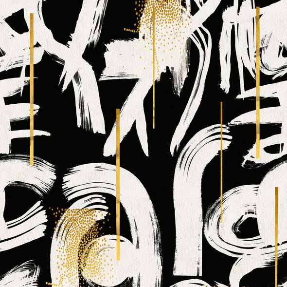 Gestural Abstraction Wallpaper Sample Swatch