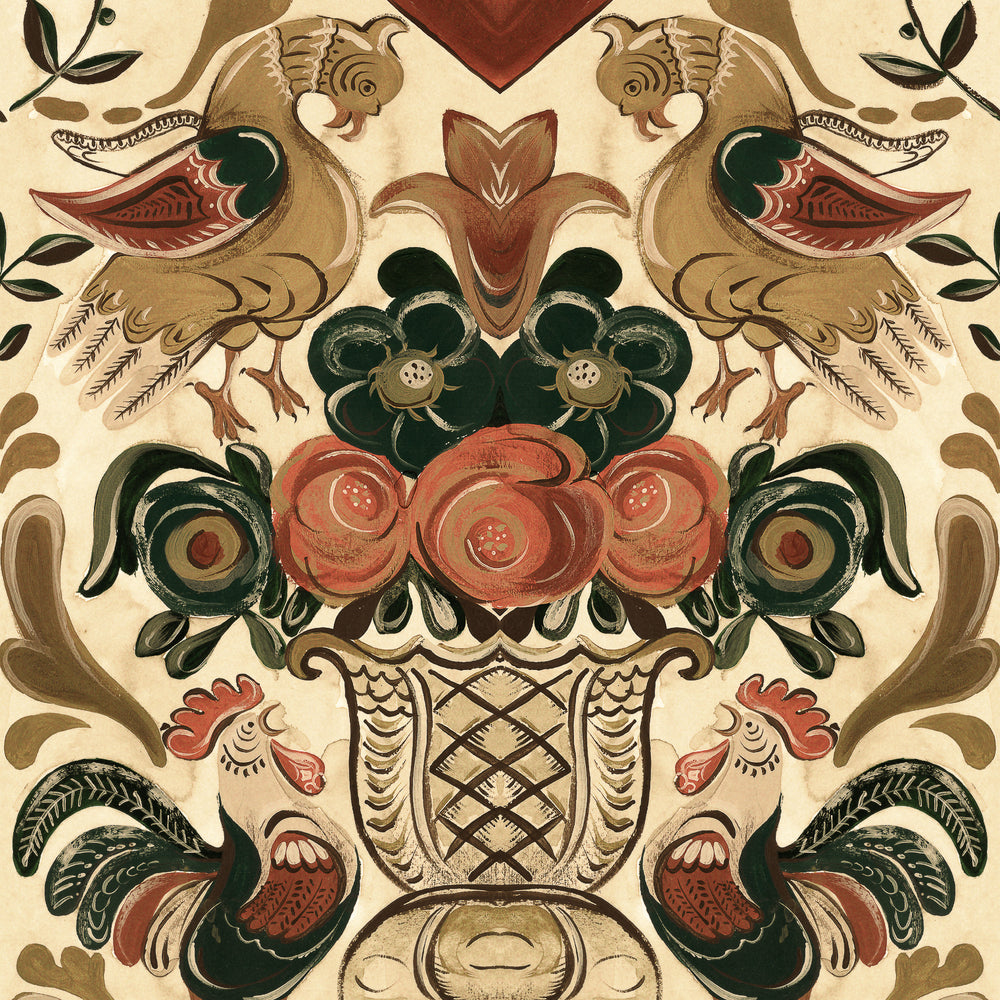 Goldene Henne Wallpaper