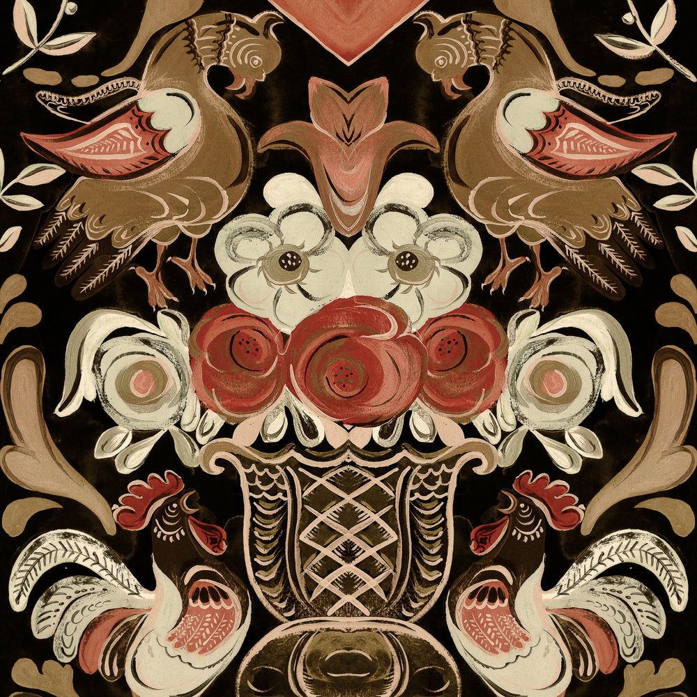 Goldene Henne Wallpaper Sample Swatch