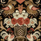 Goldene Henne Wallpaper Sample Swatch  option Anthracite Sample