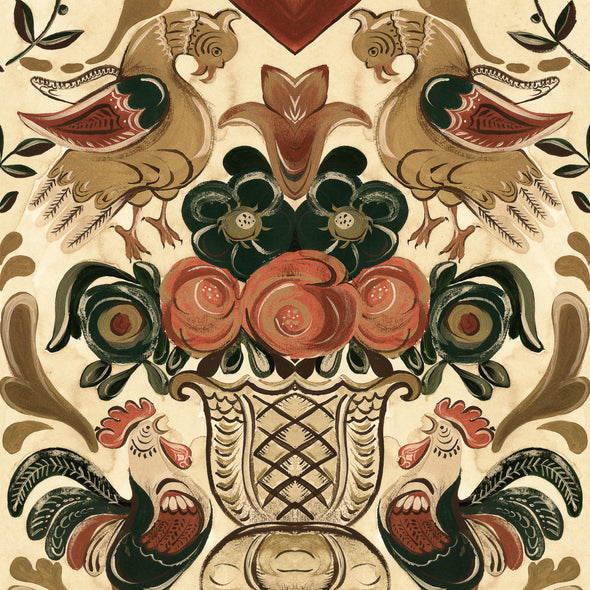 Goldene Henne Wallpaper Sample Swatch
