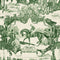Grand Prix Toile Wallpaper  option Green