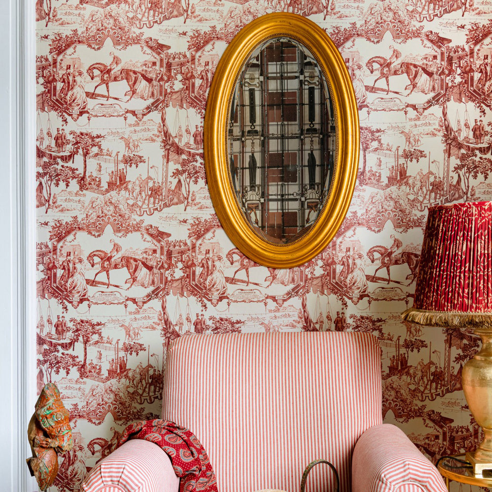 Grand Prix Toile Wallpaper