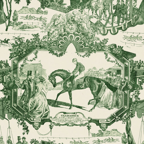 Grand Prix Toile Wallpaper