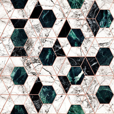 Hexa Metallic Wallpaper Sample Swatch