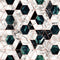 Hexa Metallic Wallpaper Sample Swatch  option Jade Sample