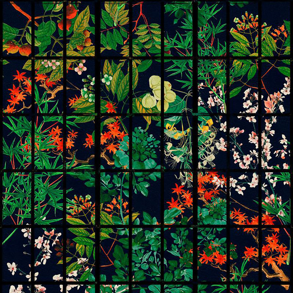 Japanese Garden Wallpaper Sample Swatch