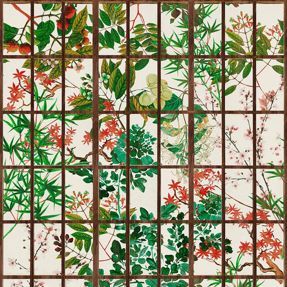 Japanese Garden Wallpaper Sample Swatch