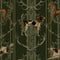 Mountain Dogs Wallpaper Sample Swatch  option Cypress Green Sample