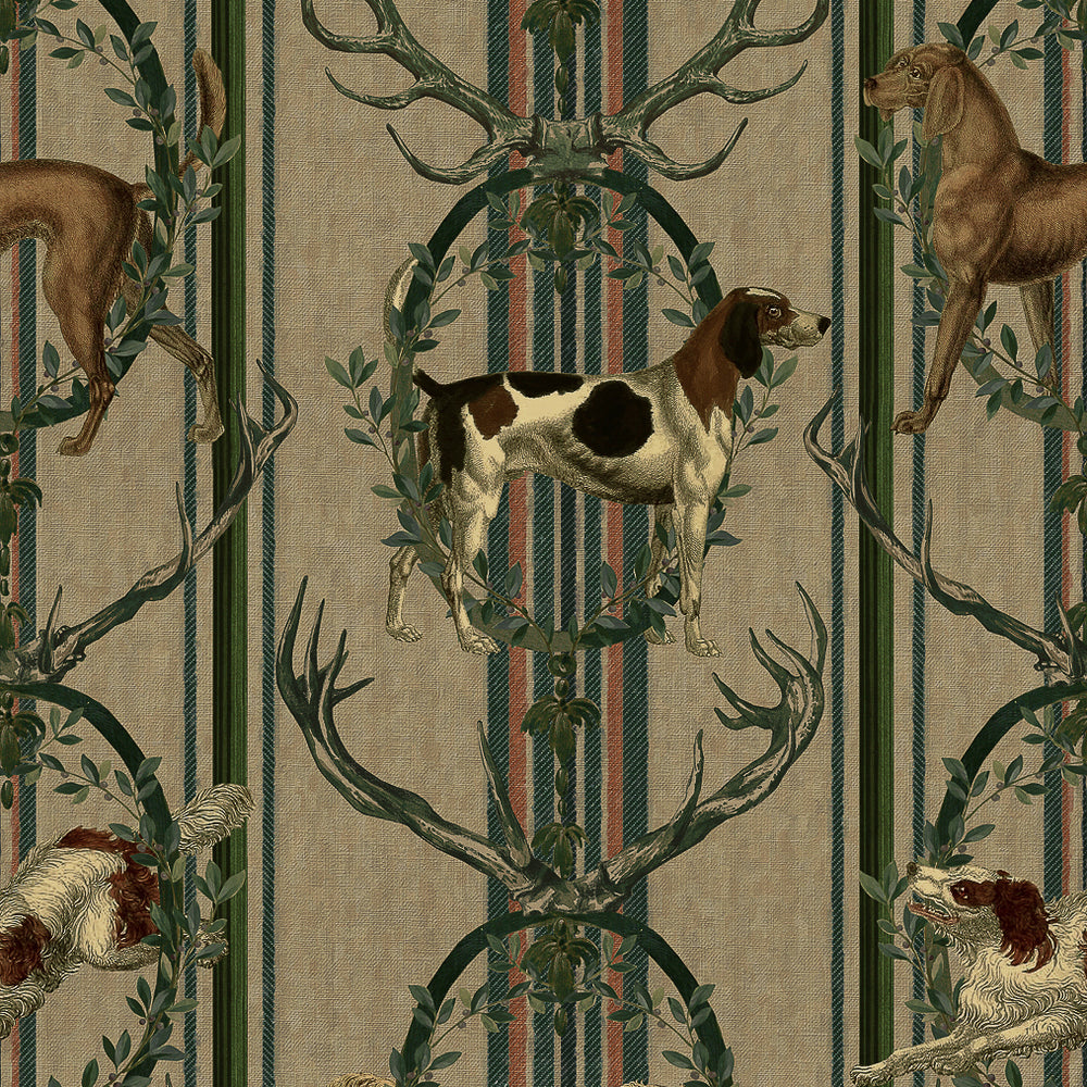 Mountain Dogs Wallpaper Sample Swatch