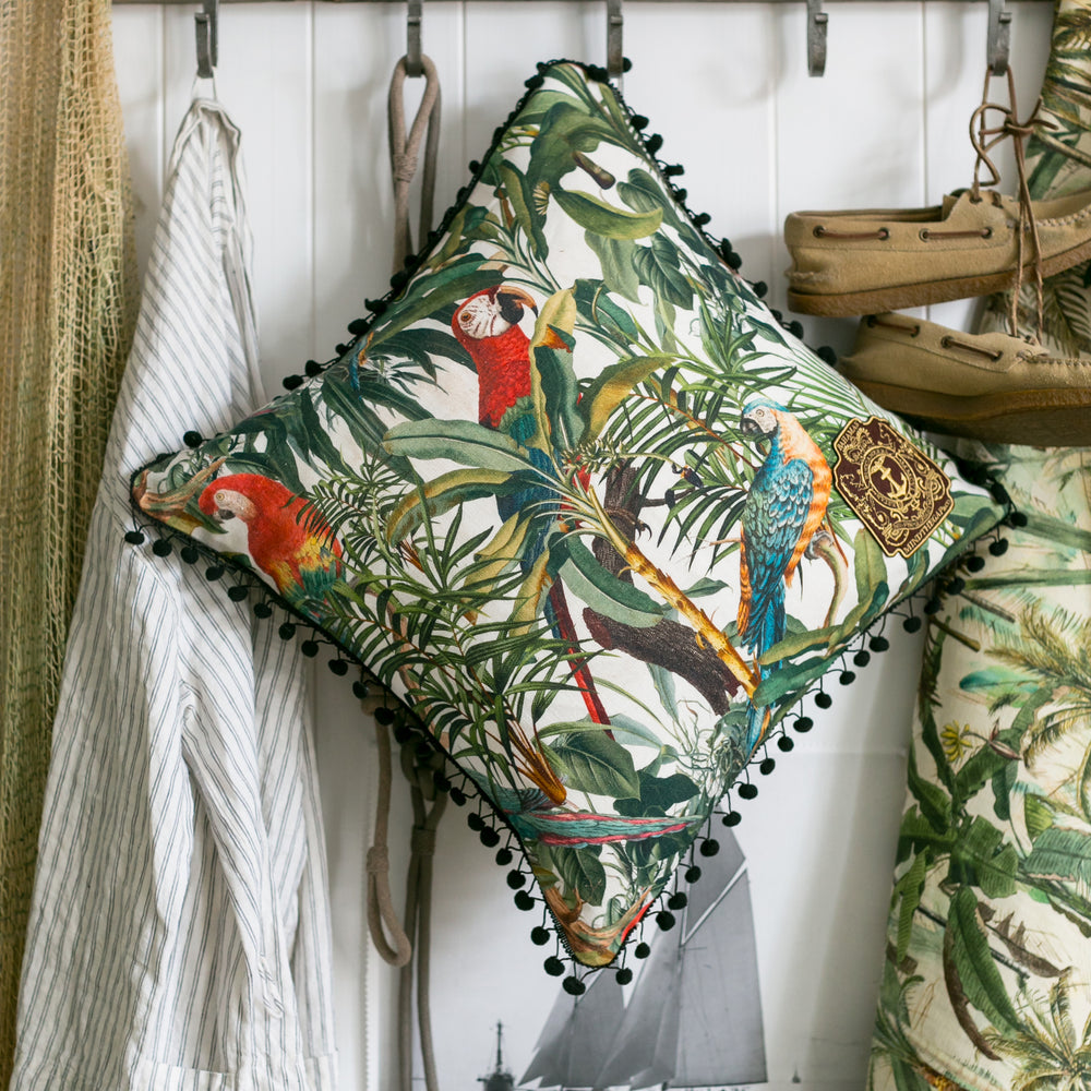 Parrots of Brasil Pillow