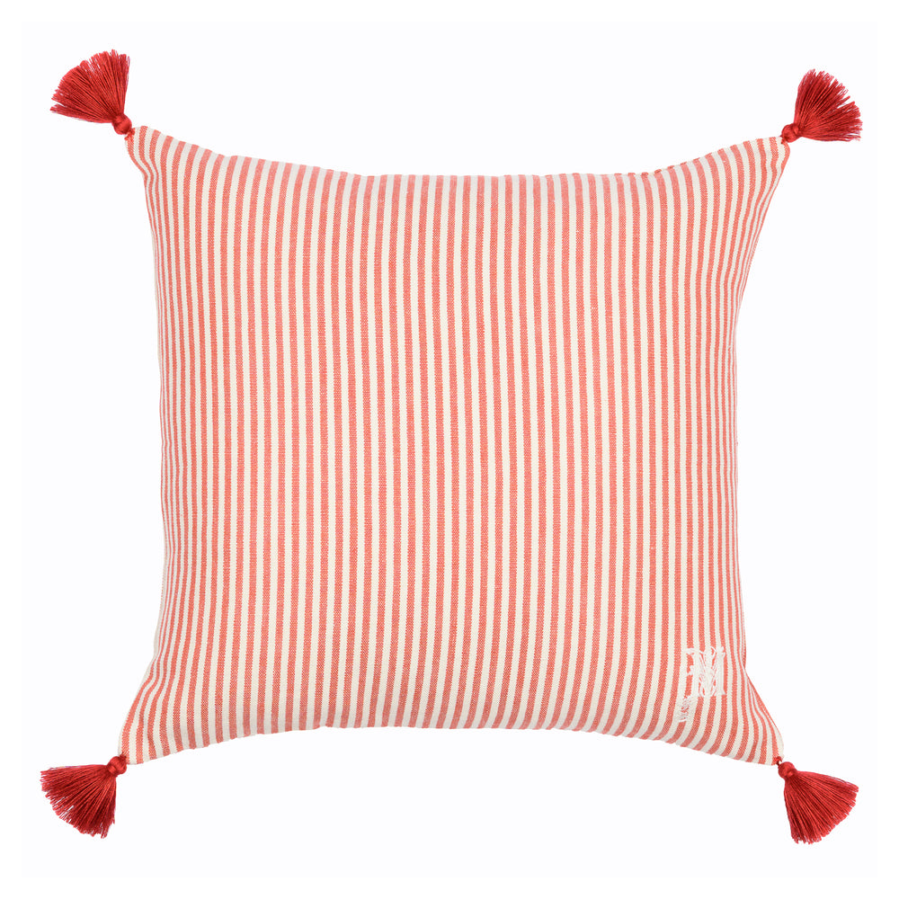Rhubarb Stripe Pillow
