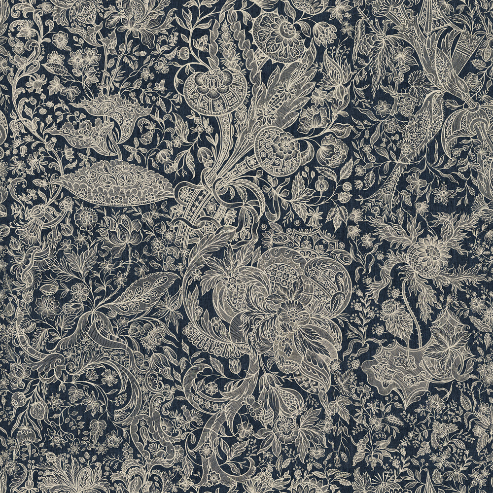 Sarkozi Embroidery Wallpaper