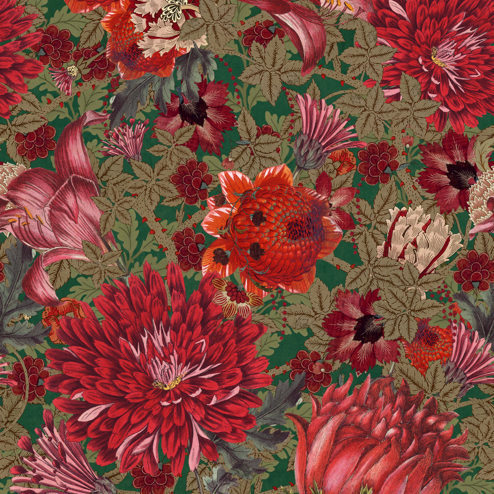 The Flowering Wallpaper Sample Swatch