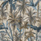 The Jungle Wallpaper Sample Swatch  option Smoke Blue Sample