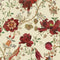 Transsilvaniae Florilegium Wallpaper Sample Swatch  option Green/Red/Taupe Sample