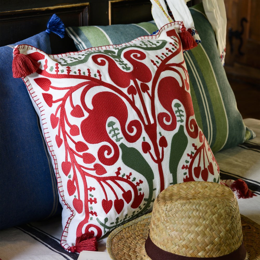 Transylvanian Suzani Pillow