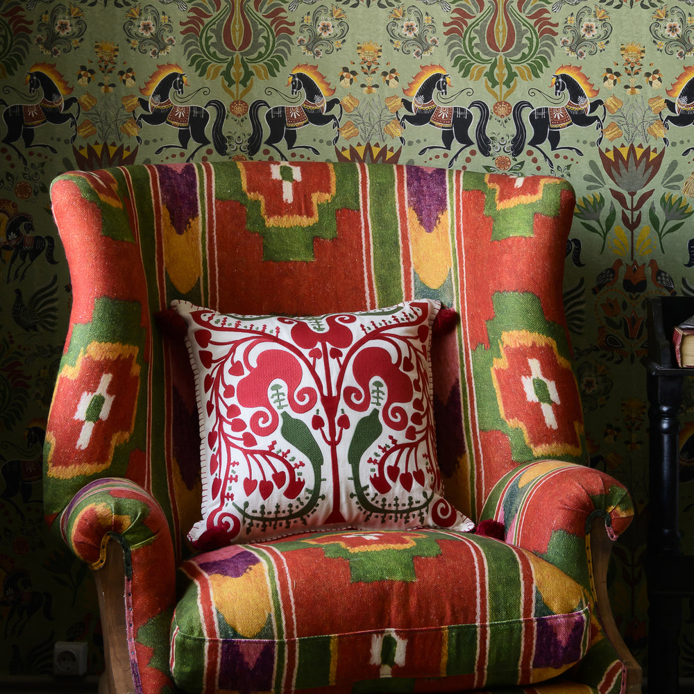 Transylvanian Suzani Pillow